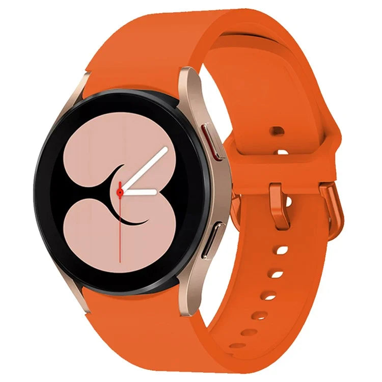 KALEBOL For Samsung Galaxy Watch4 / Watch 5 / Watch6 Silicone Watch Bands Waterproof Soft Strap