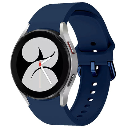 KALEBOL For Samsung Galaxy Watch4 / Watch 5 / Watch6 Silicone Watch Bands Waterproof Soft Strap