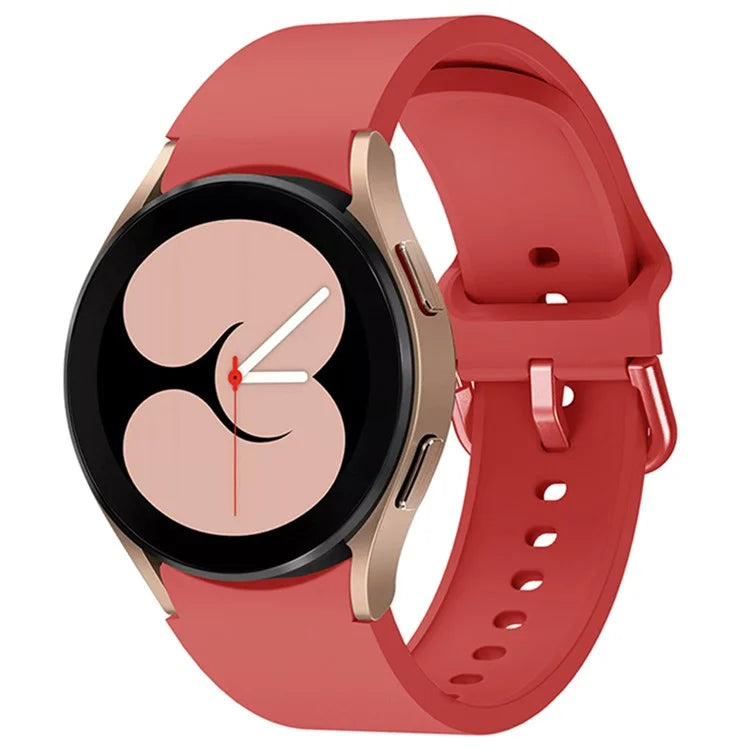 KALEBOL For Samsung Galaxy Watch4 / Watch 5 / Watch6 Silicone Watch Bands Waterproof Soft Strap