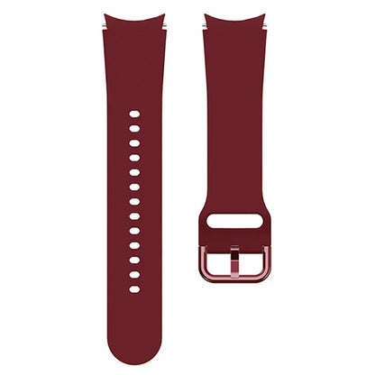 KALEBOL For Samsung Galaxy Watch4 / Watch 5 / Watch6 Silicone Watch Bands Waterproof Soft Strap