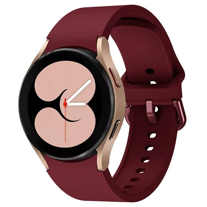KALEBOL For Samsung Galaxy Watch4 / Watch 5 / Watch6 Silicone Watch Bands Waterproof Soft Strap
