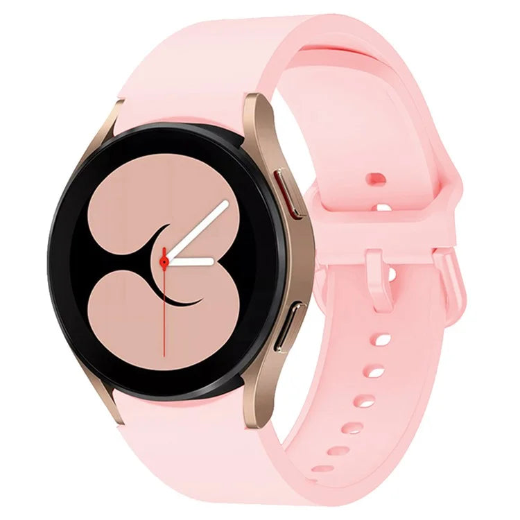 KALEBOL For Samsung Galaxy Watch4 / Watch 5 / Watch6 Silicone Watch Bands Waterproof Soft Strap