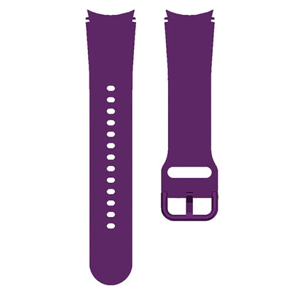 KALEBOL For Samsung Galaxy Watch4 / Watch 5 / Watch6 Silicone Watch Bands Waterproof Soft Strap