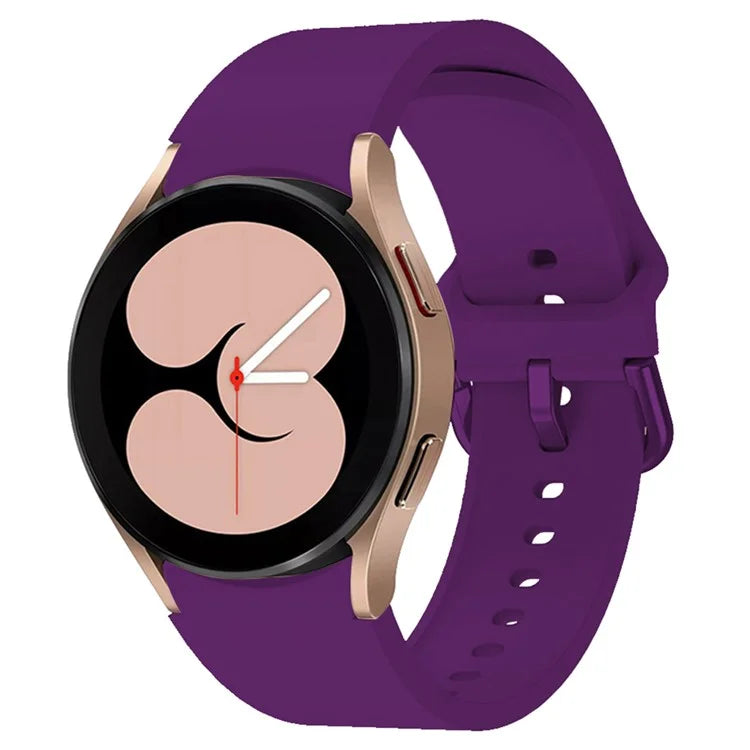 KALEBOL For Samsung Galaxy Watch4 / Watch 5 / Watch6 Silicone Watch Bands Waterproof Soft Strap