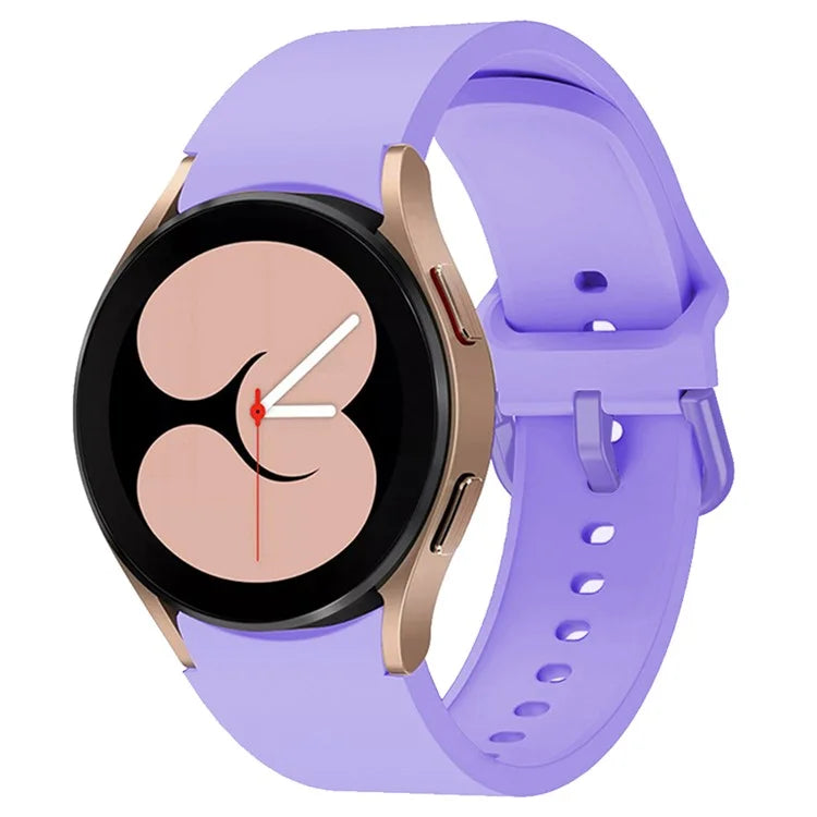 KALEBOL For Samsung Galaxy Watch4 / Watch 5 / Watch6 Silicone Watch Bands Waterproof Soft Strap