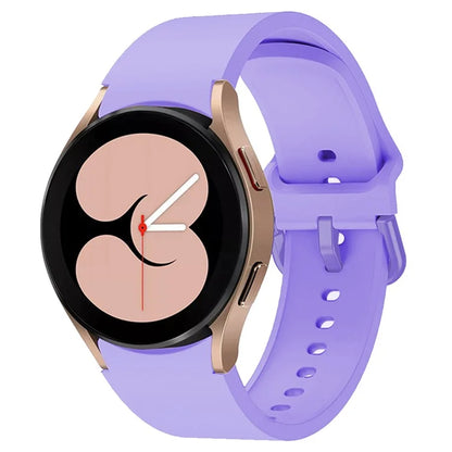 KALEBOL For Samsung Galaxy Watch4 / Watch 5 / Watch6 Silicone Watch Bands Waterproof Soft Strap