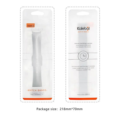 KALEBOL KLB-SXKGJ-001 18mm Universal Smartwatch Strap Silicone Replacement Wrist Band