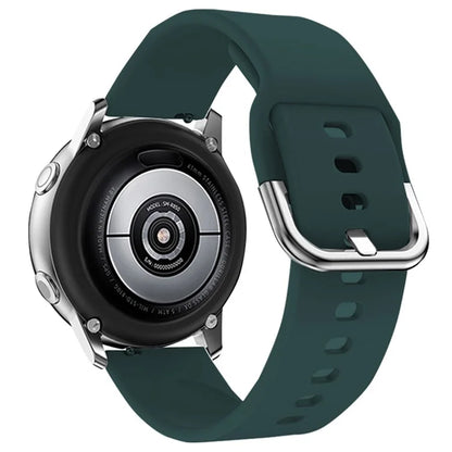 KALEBOL KLB-SXKGJ-001 18mm Universal Smartwatch Strap Silicone Replacement Wrist Bandish Green