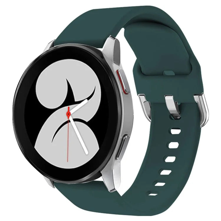 KALEBOL KLB-SXKGJ-001 18mm Universal Smartwatch Strap Silicone Replacement Wrist Bandish Green