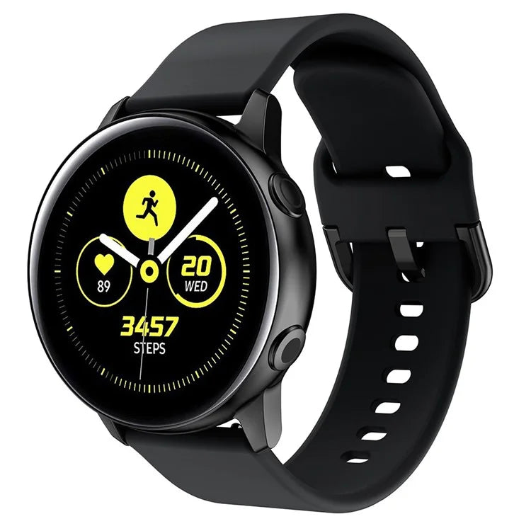 KALEBOL KLB-SXKGJ-001 22mm Universal Smartwatch Strap Solid Color Silicone Wrist Band
