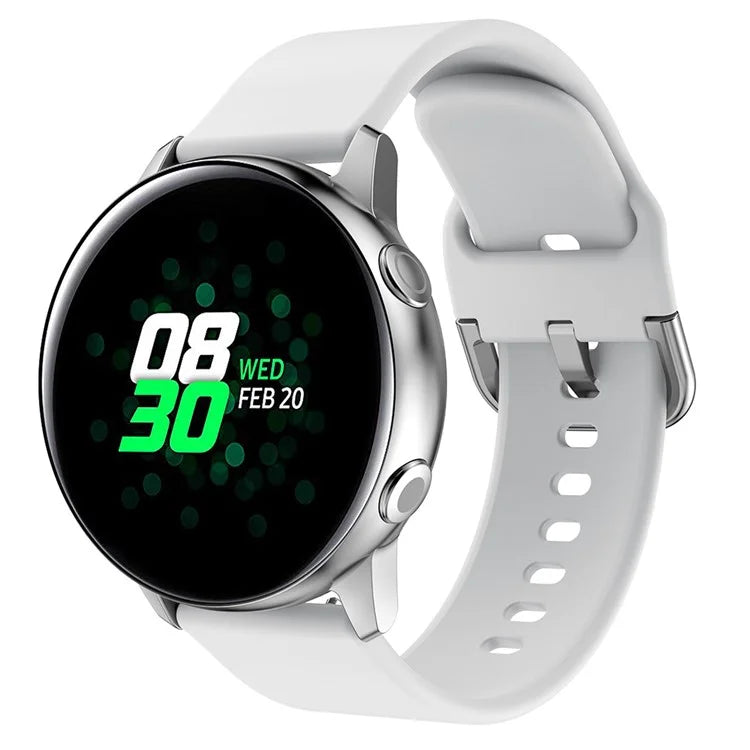 KALEBOL KLB-SXKGJ-001 22mm Universal Smartwatch Strap Solid Color Silicone Wrist Band