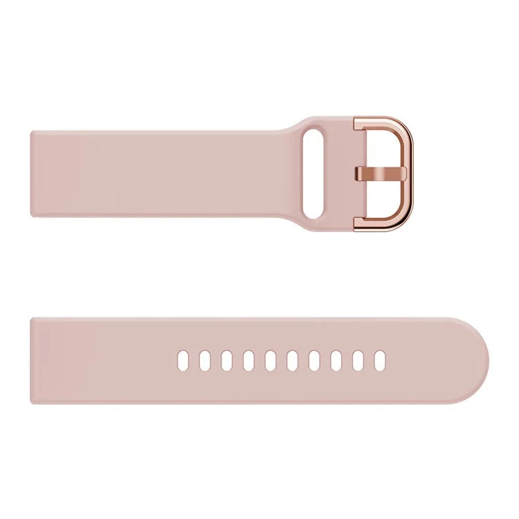 KALEBOL KLB-SXKGJ-001 22mm Universal Smartwatch Strap Solid Color Silicone Wrist Band