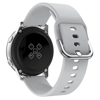 KALEBOL KLB-SXKGJ-001 22mm Universal Smartwatch Strap Solid Color Silicone Wrist Band