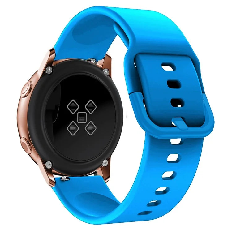 KALEBOL KLB-SXKGJ-001 22mm Universal Smartwatch Strap Solid Color Silicone Wrist Band