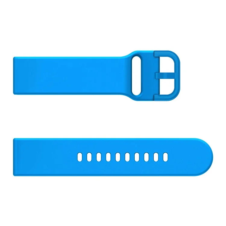 KALEBOL KLB-SXKGJ-001 22mm Universal Smartwatch Strap Solid Color Silicone Wrist Band