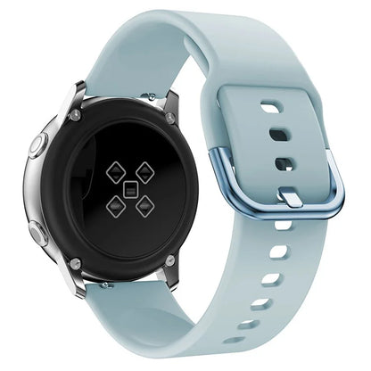 KALEBOL KLB-SXKGJ-001 22mm Universal Smartwatch Strap Solid Color Silicone Wrist Band
