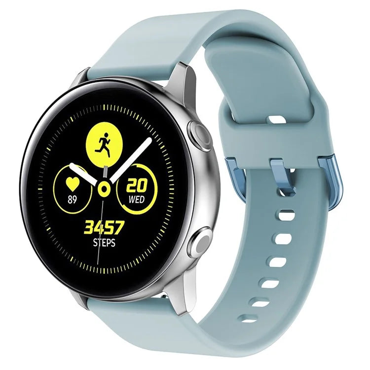 KALEBOL KLB-SXKGJ-001 22mm Universal Smartwatch Strap Solid Color Silicone Wrist Band
