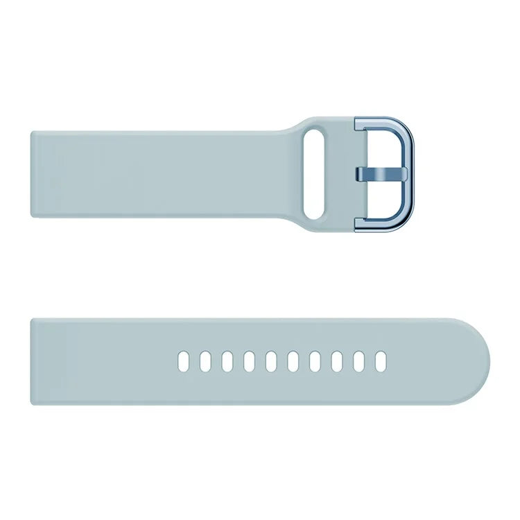 KALEBOL KLB-SXKGJ-001 22mm Universal Smartwatch Strap Solid Color Silicone Wrist Band