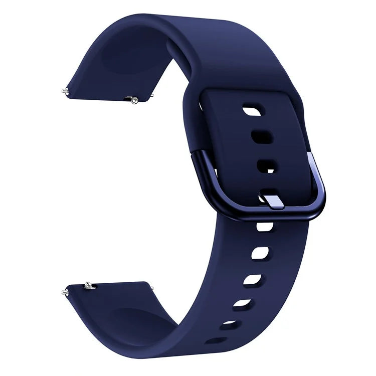 KALEBOL KLB-SXKGJ-001 22mm Universal Smartwatch Strap Solid Color Silicone Wrist Band