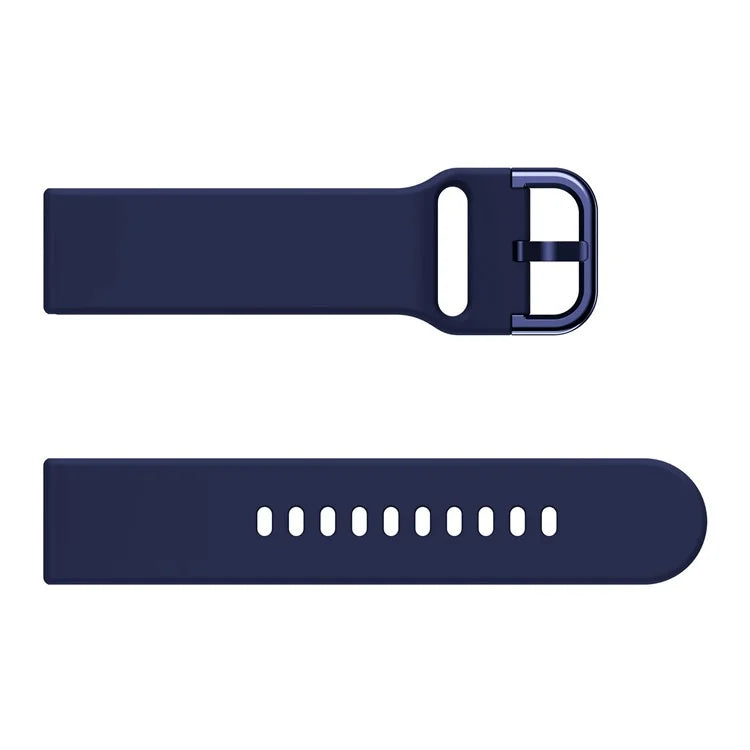 KALEBOL KLB-SXKGJ-001 22mm Universal Smartwatch Strap Solid Color Silicone Wrist Band