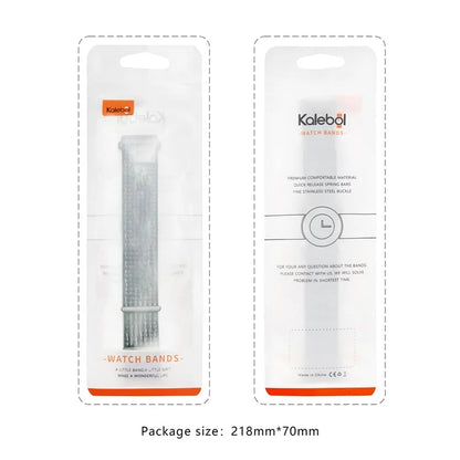 KALEBOL KLB-NLHH-001 For Samsung Galaxy Watch6 / Watch6 Classic Watch Strap 20mm Nylon Loop Band