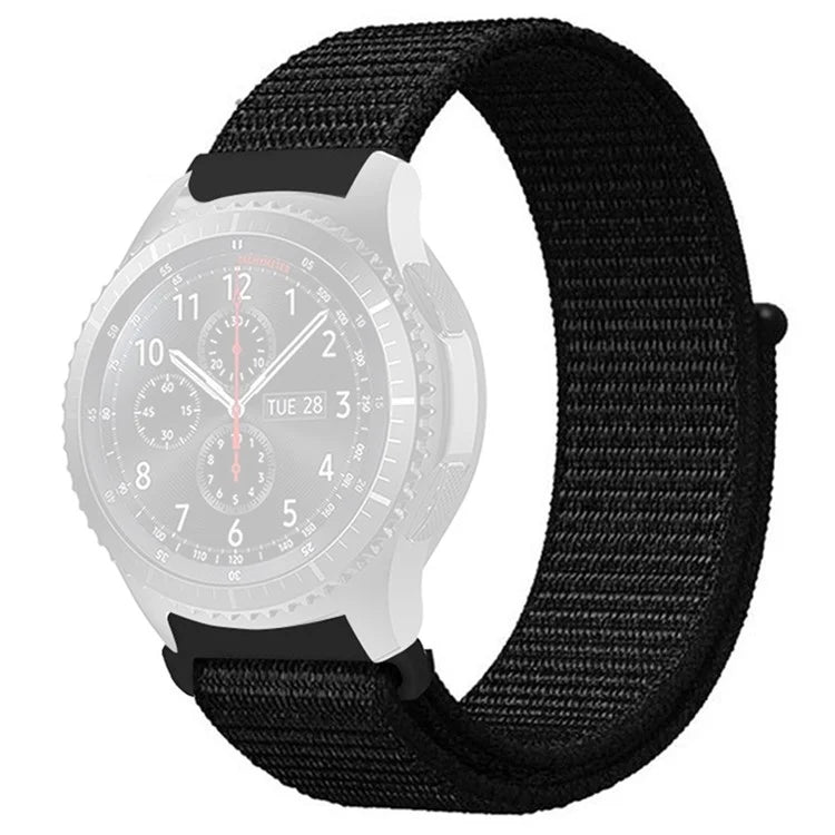 KALEBOL KLB-NLHH-001 For Samsung Galaxy Watch3 45mm / Huawei Watch GT4 46mm Watchband 22mm Nylon Wrist Strap