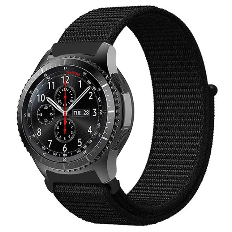 KALEBOL KLB-NLHH-001 For Samsung Galaxy Watch3 45mm / Huawei Watch GT4 46mm Watchband 22mm Nylon Wrist Strap