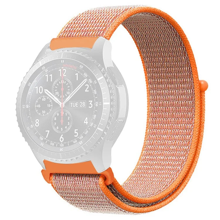 KALEBOL KLB-NLHH-001 For Samsung Galaxy Watch3 45mm / Huawei Watch GT4 46mm Watchband 22mm Nylon Wrist Strap