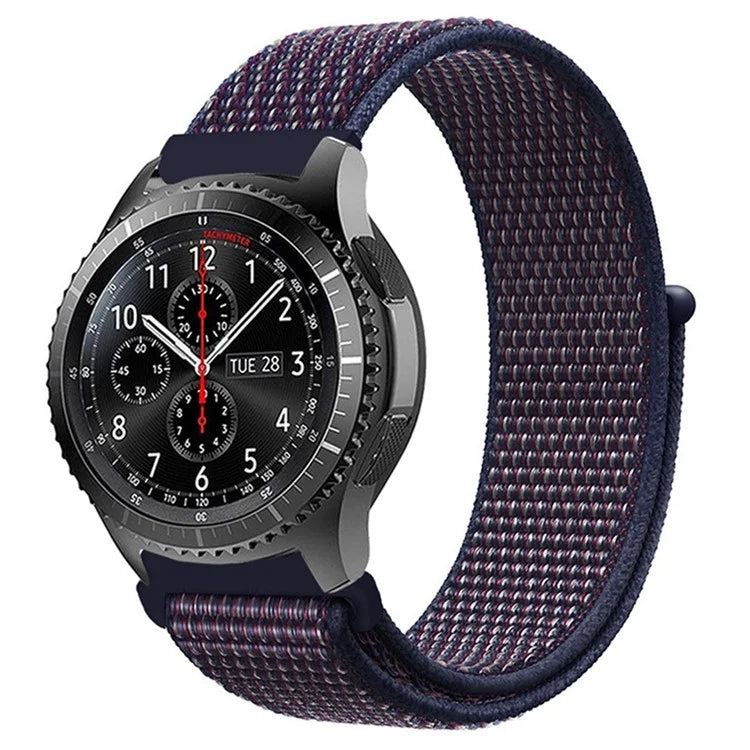 KALEBOL KLB-NLHH-001 For Samsung Galaxy Watch3 45mm / Huawei Watch GT4 46mm Watchband 22mm Nylon Wrist Strap