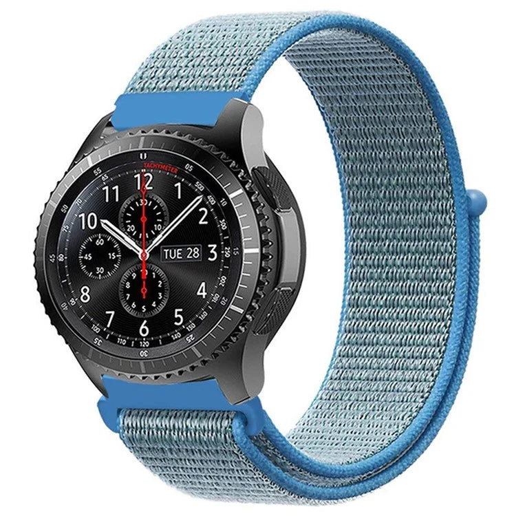 KALEBOL KLB-NLHH-001 For Samsung Galaxy Watch3 45mm / Huawei Watch GT4 46mm Watchband 22mm Nylon Wrist Strap