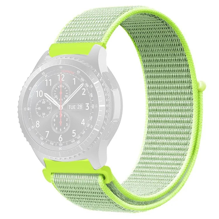 KALEBOL KLB-NLHH-001 For Samsung Galaxy Watch3 45mm / Huawei Watch GT4 46mm Watchband 22mm Nylon Wrist Strap