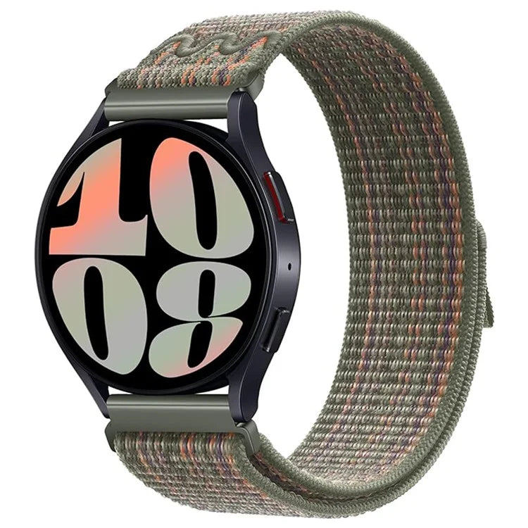 KALEBOL KLB-NLHH-002 For Samsung Galaxy Watch3 45mm / Huawei Watch GT4 46mm Nylon Band 22mm Watch Strap