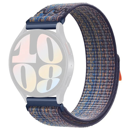 KALEBOL KLB-NLHH-002 For Samsung Galaxy Watch6 / Watch6 Classic 20mm Watch Band Nylon Loop Strap