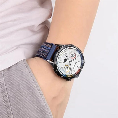KALEBOL KLB-NLHH-002 For Samsung Galaxy Watch6 / Watch6 Classic 20mm Watch Band Nylon Loop Strap