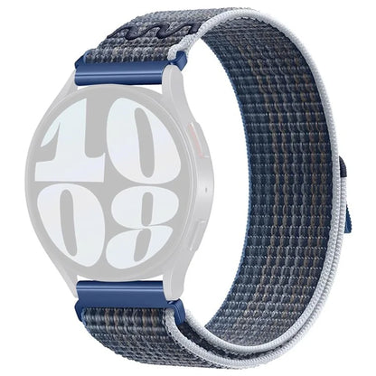 KALEBOL KLB-NLHH-002 For Samsung Galaxy Watch6 / Watch6 Classic 20mm Watch Band Nylon Loop Strap