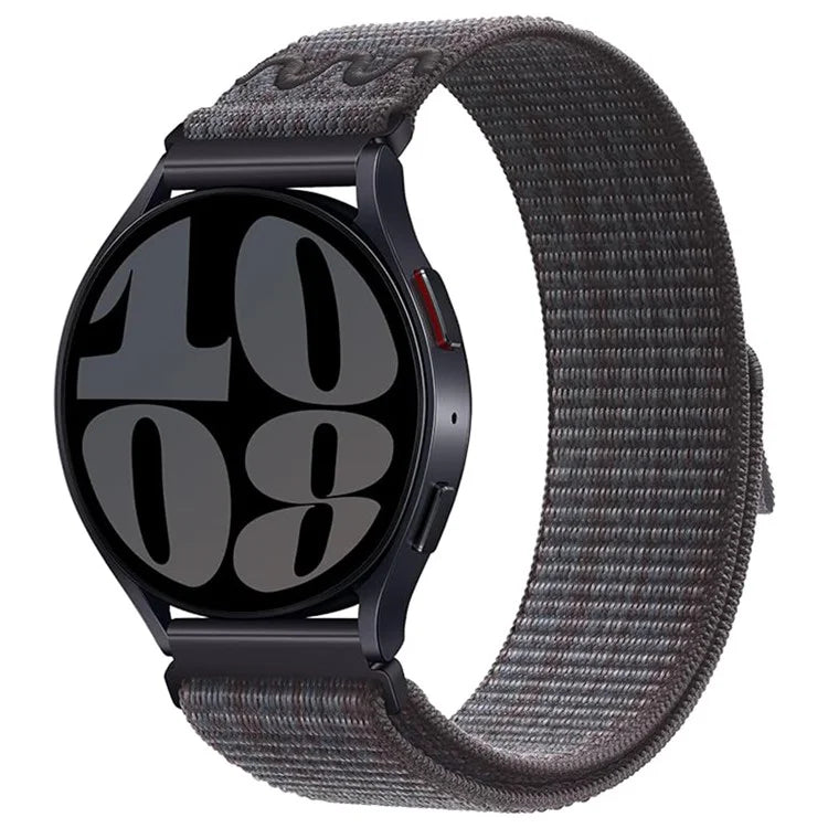 KALEBOL KLB-NLHH-002 For Samsung Galaxy Watch6 / Watch6 Classic 20mm Watch Band Nylon Loop Strap