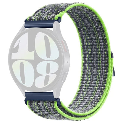KALEBOL KLB-NLHH-002 For Samsung Galaxy Watch6 / Watch6 Classic 20mm Watch Band Nylon Loop Strap