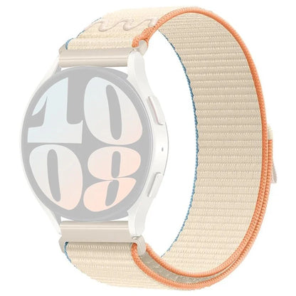 KALEBOL KLB-NLHH-002 For Samsung Galaxy Watch6 / Watch6 Classic 20mm Watch Band Nylon Loop Strap