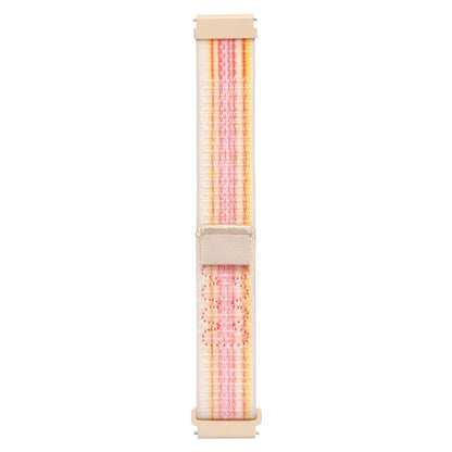 KALEBOL KLB-NLHH-002 For Samsung Galaxy Watch6 / Watch6 Classic 20mm Watch Band Nylon Loop Strap