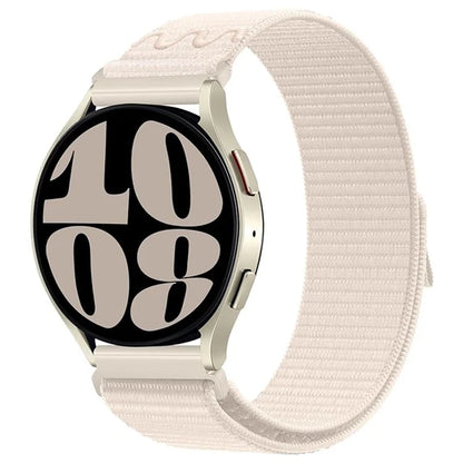 KALEBOL KLB-NLHH-002 For Samsung Galaxy Watch6 / Watch6 Classic 20mm Watch Band Nylon Loop Strap
