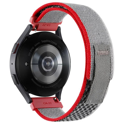KALEBOL KLB-YJNLHH-001 For Samsung Galaxy Watch6 / Watch6 Classic Nylon Straps 20mm Watch Band Loop Fastener