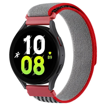 KALEBOL KLB-YJNLHH-001 For Samsung Galaxy Watch6 / Watch6 Classic Nylon Straps 20mm Watch Band Loop Fastener