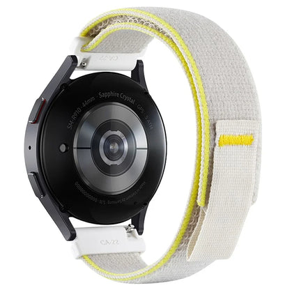 KALEBOL KLB-YJNLHH-001 For Samsung Galaxy Watch6 / Watch6 Classic Nylon Straps 20mm Watch Band Loop Fastener