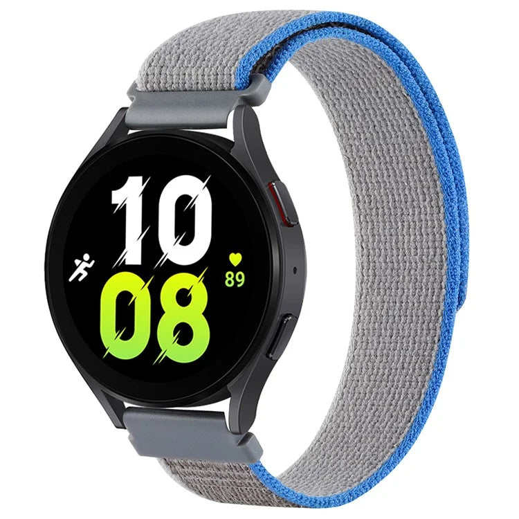 KALEBOL KLB-YJNLHH-001 For Samsung Galaxy Watch6 / Watch6 Classic Nylon Straps 20mm Watch Band Loop Fastener