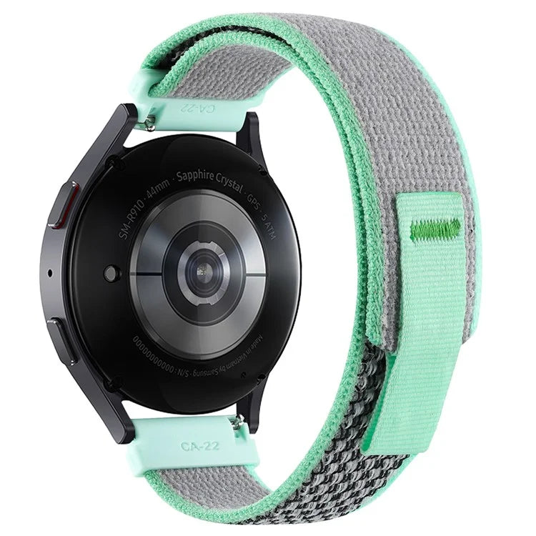KALEBOL KLB-YJNLHH-001 For Samsung Galaxy Watch6 / Watch6 Classic Nylon Straps 20mm Watch Band Loop Fastener