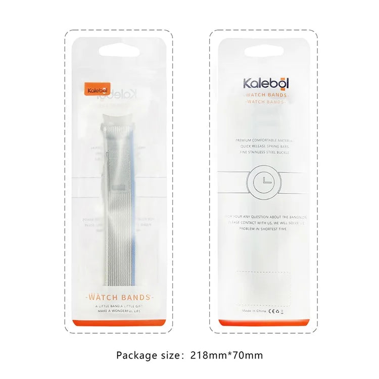 KALEBOL KLB-YJNLHH-001 For Samsung Galaxy Watch6 / Watch6 Classic Nylon Straps 20mm Watch Band Loop Fastener