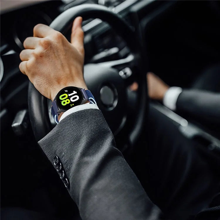 KALEBOL KLB-YJNLHH-001 for Samsung Galaxy Watch3 45mm / Huawei Watch GT4 46mm Wristband Sport Strap 22mm