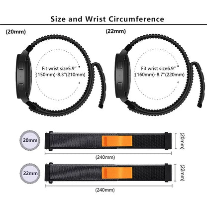 KALEBOL KLB-YJNLHH-001 for Samsung Galaxy Watch3 45mm / Huawei Watch GT4 46mm Wristband Sport Strap 22mm