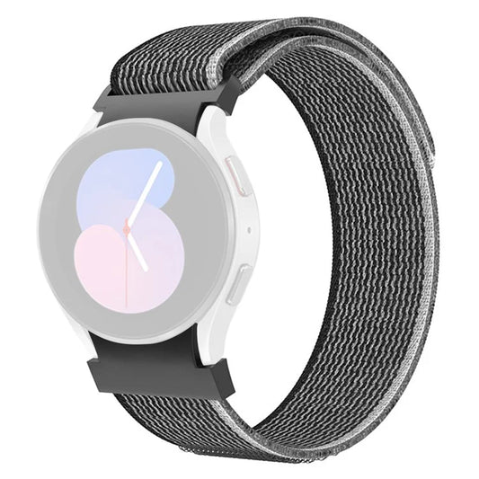 KALEBOL KLB-YJNLHH-001 for Samsung Galaxy Watch4 / Watch 5 / Watch6 Nylon Band Loop Wristband+Grey