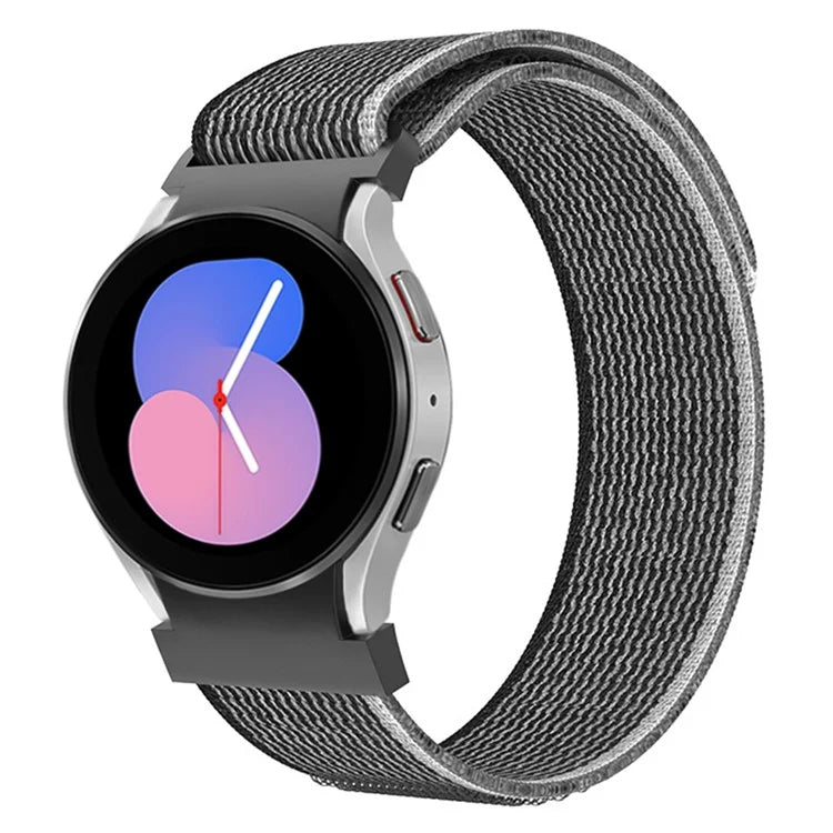 KALEBOL KLB-YJNLHH-001 for Samsung Galaxy Watch4 / Watch 5 / Watch6 Nylon Band Loop Wristband+Grey